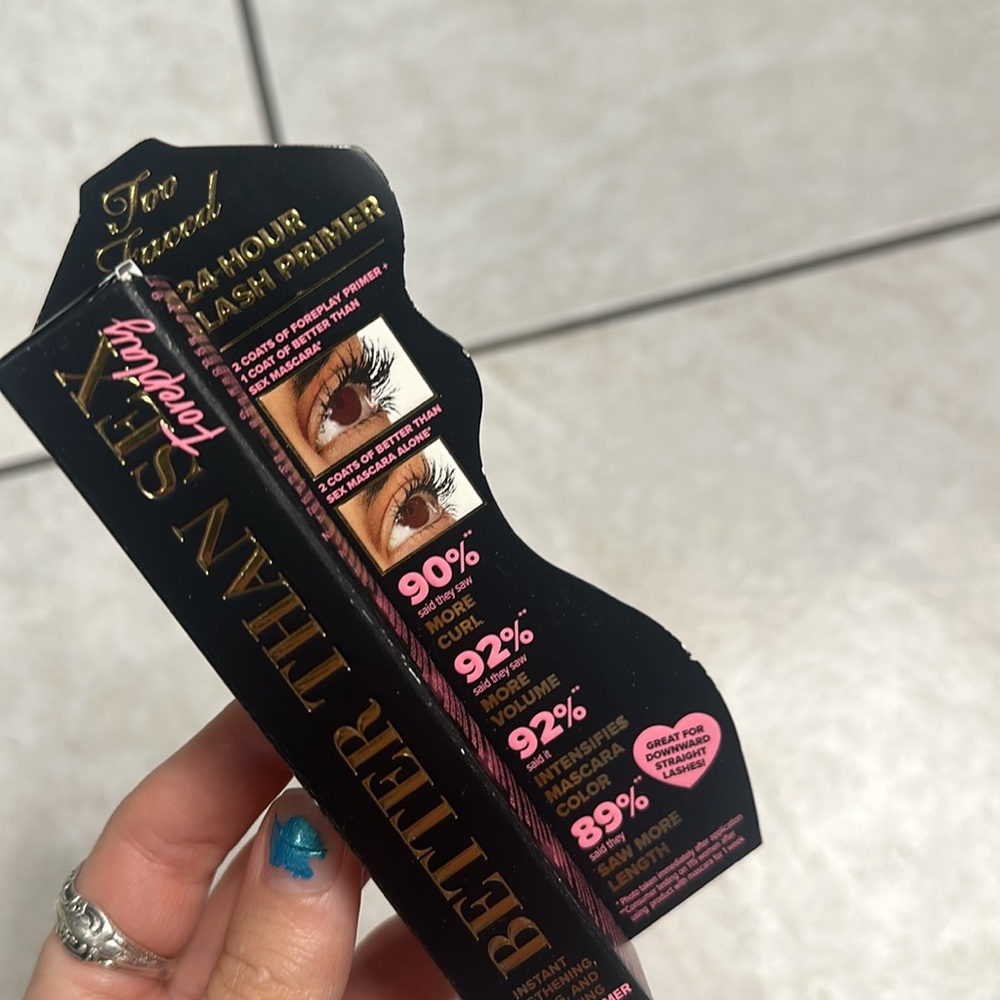 NEW Too Faced Better Than Sex Foreplay Mascara Lash Primer - Picture 3 of 7